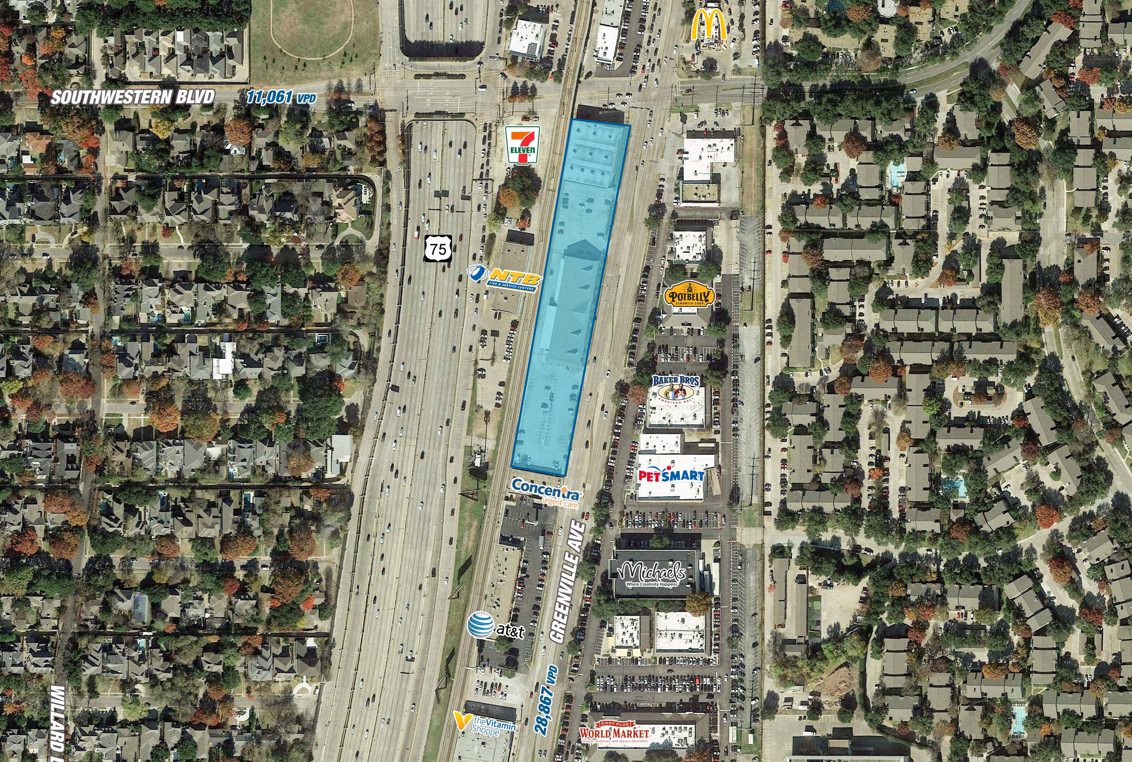 High Profile Mixed Use Land - SWC Greenville Ave & Southwestern Blvd