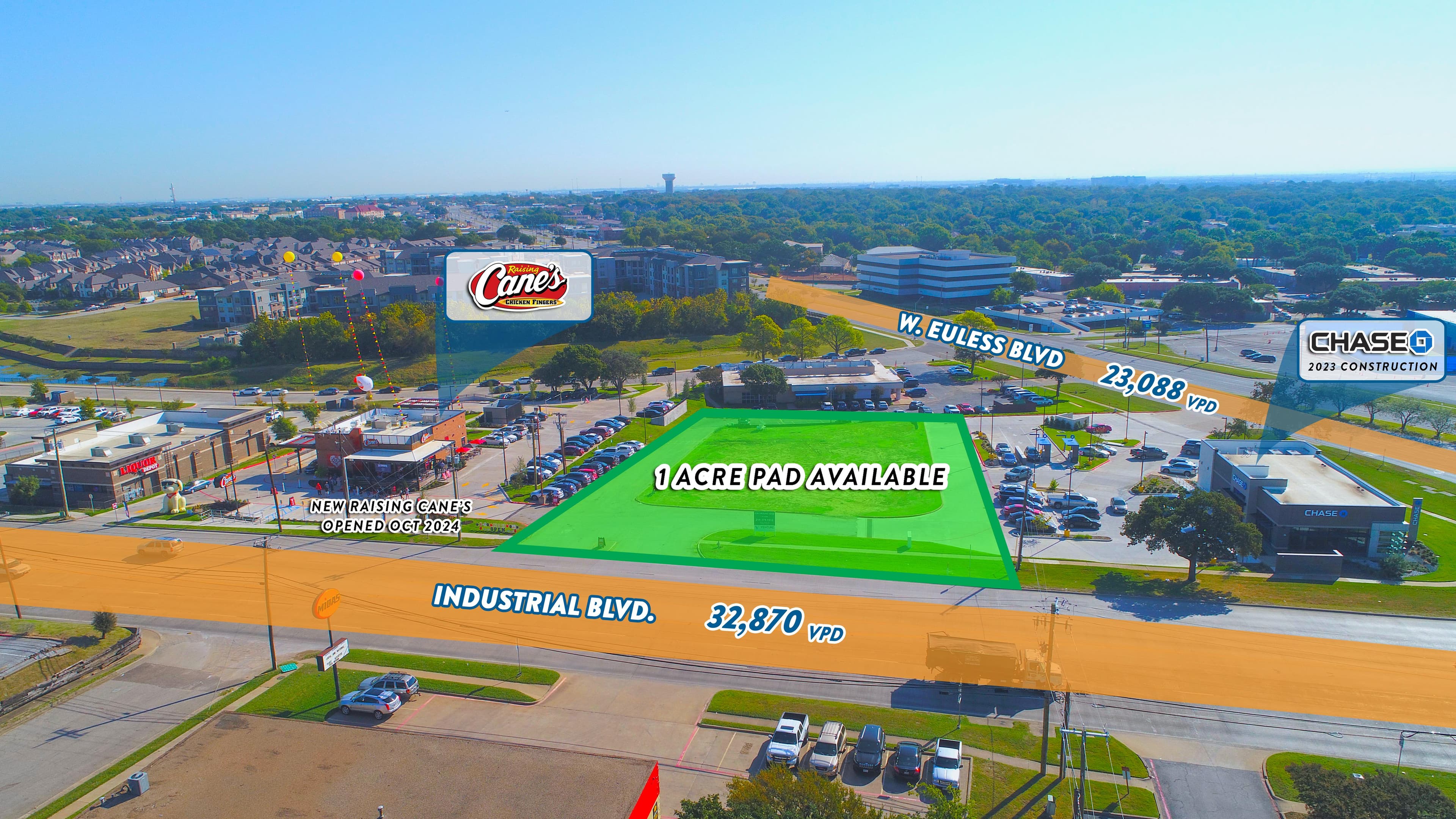 1.0 Acre Pad Site for Ground Lease