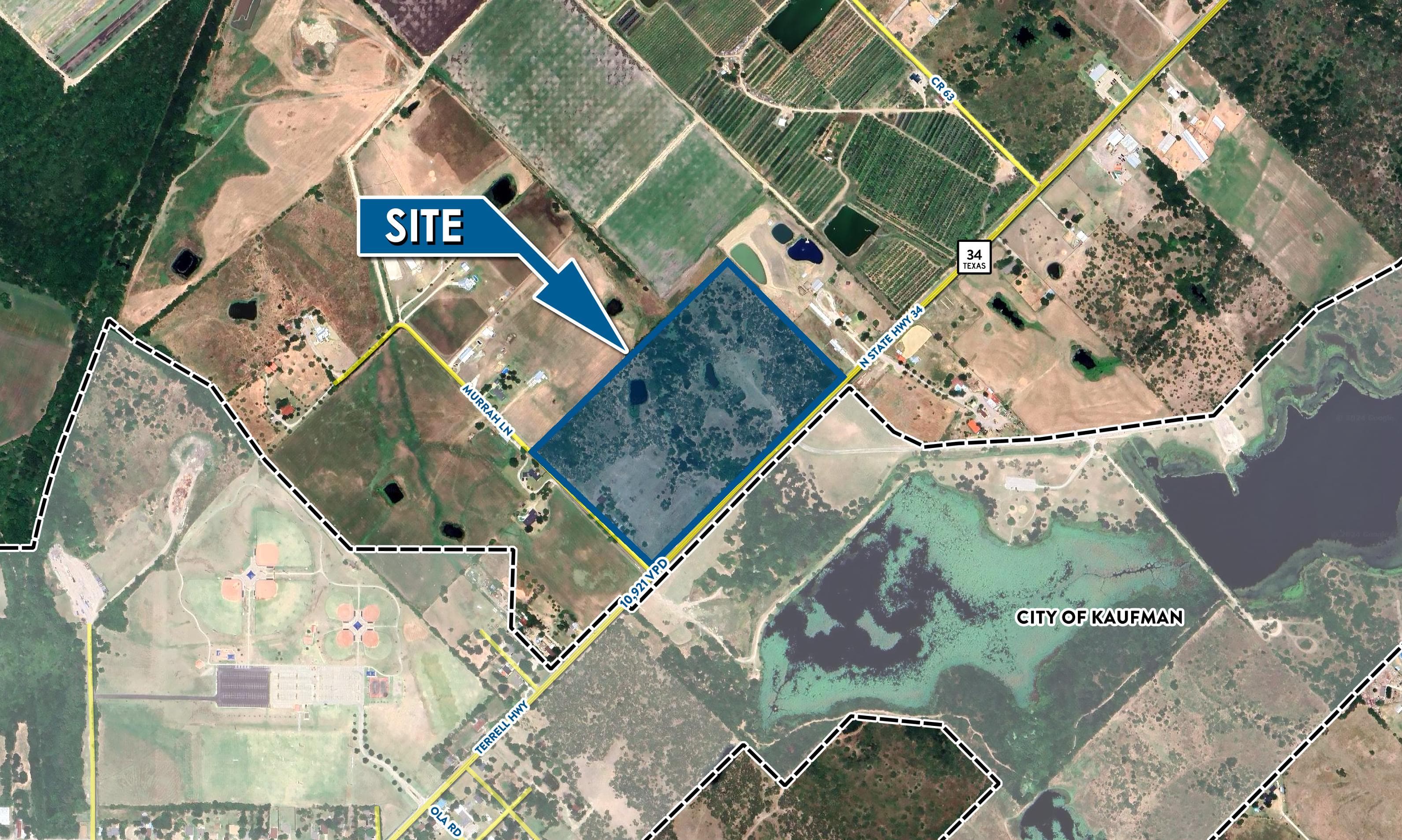 36 Acres - Hwy 34 & Murrah Ln