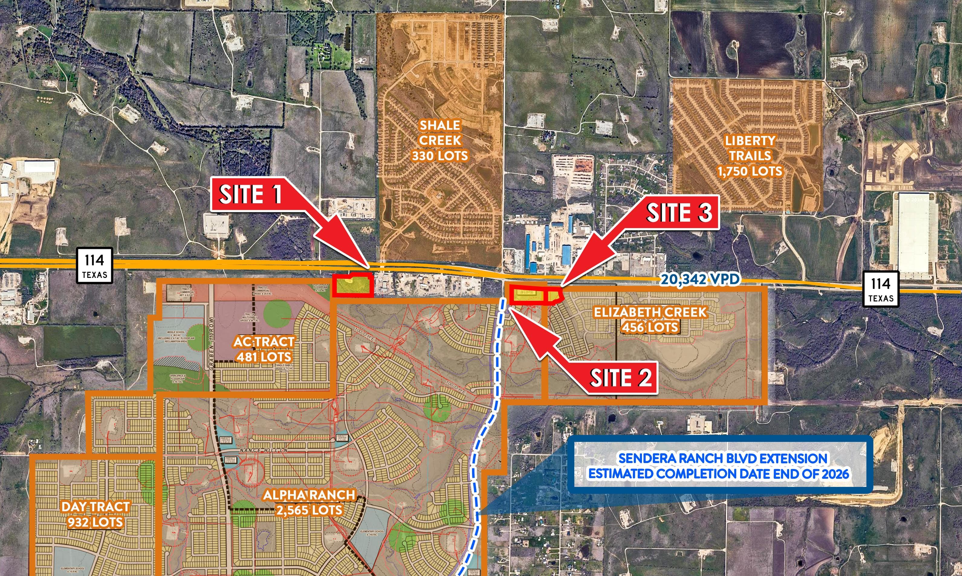 114/Sendera Ranch Pad Sites