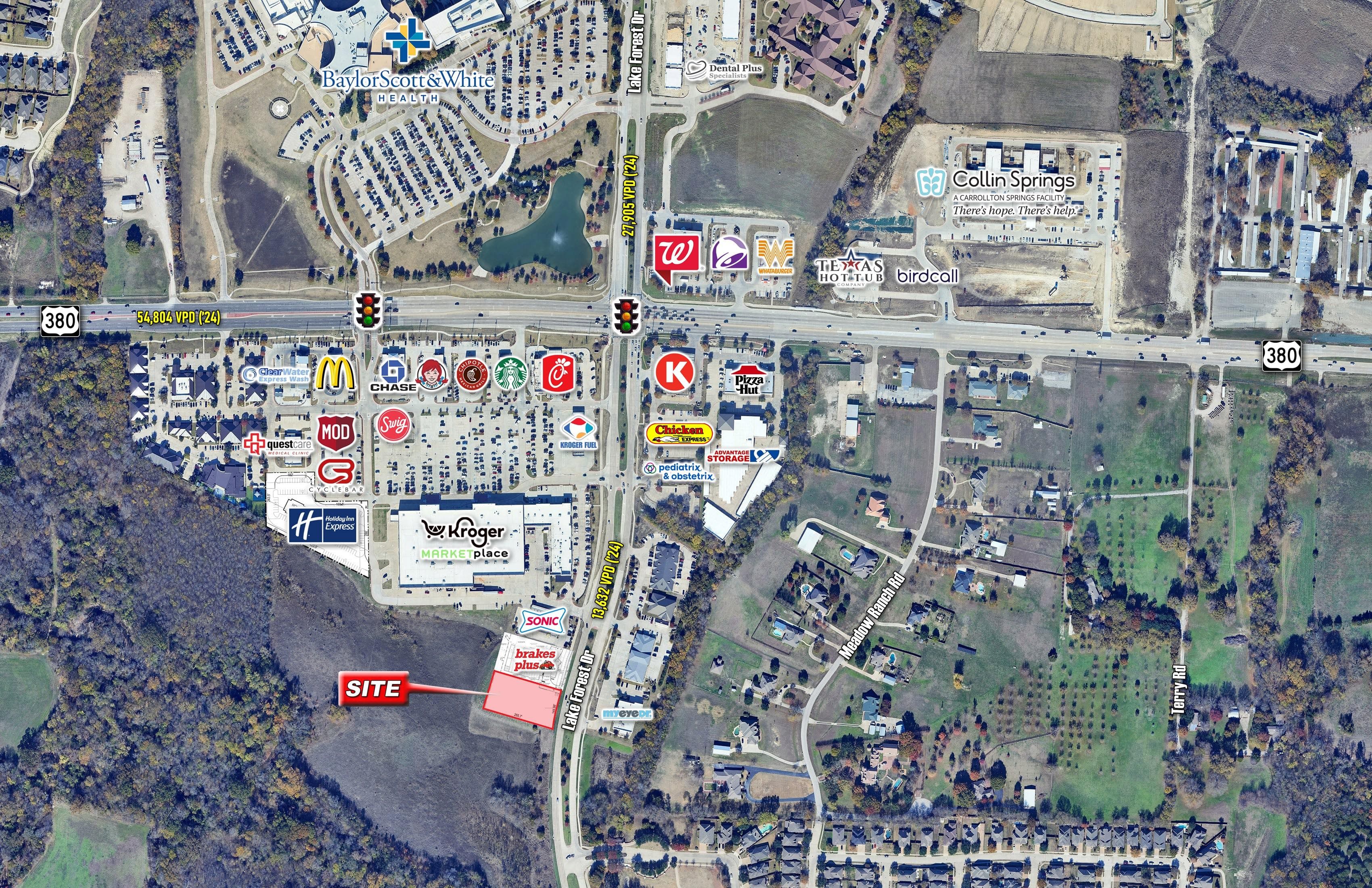 SWQ US 380 & Lake Forest Dr