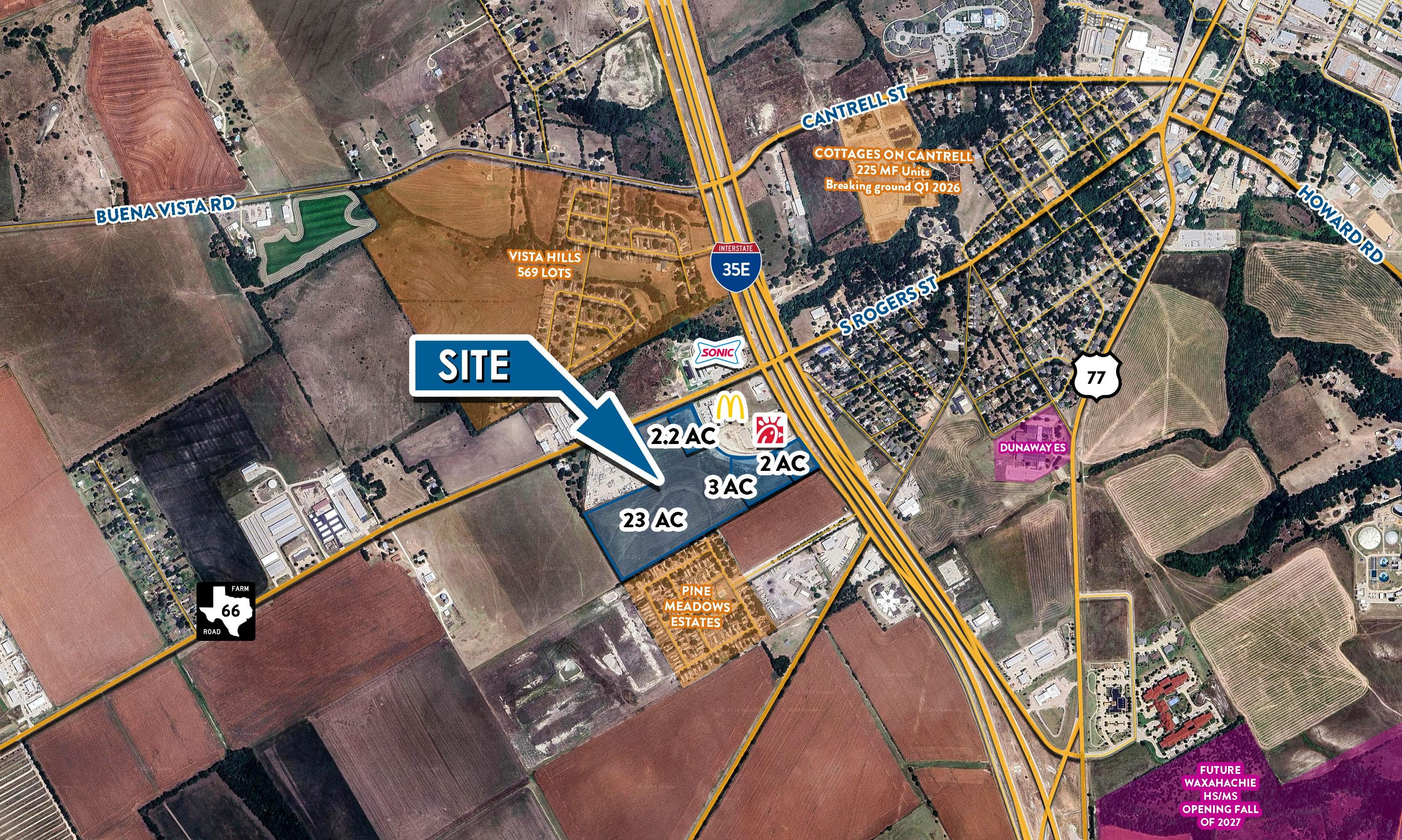 SWQ Hwy 66 & I-35E - Retail Space